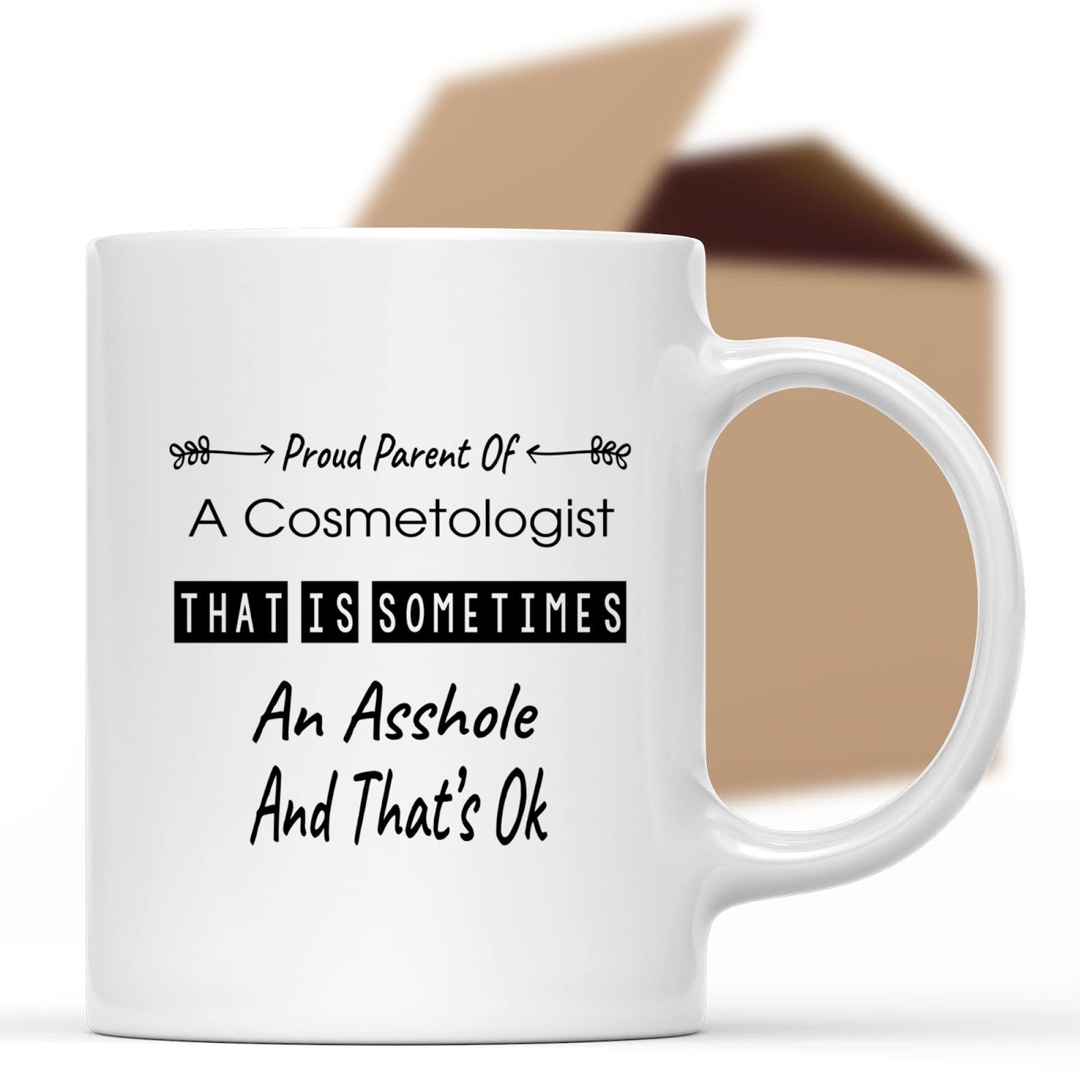 **Funny Cosmetologist Coffee Mug - Perfect Gift for Women, Mom & Beauty Professionals - Great for Salons, Spa Days & Coffee Breaks**