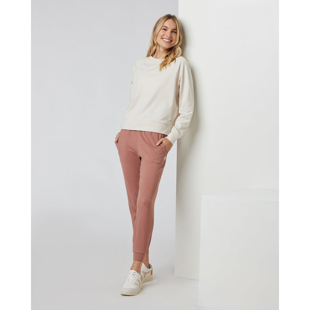 Vuori Women's Long Sleeve Halo Crew - Soft Performance Shirt for Yoga, Running & Outdoor Activities | Moisture-Wicking & Breathable Activewear Top