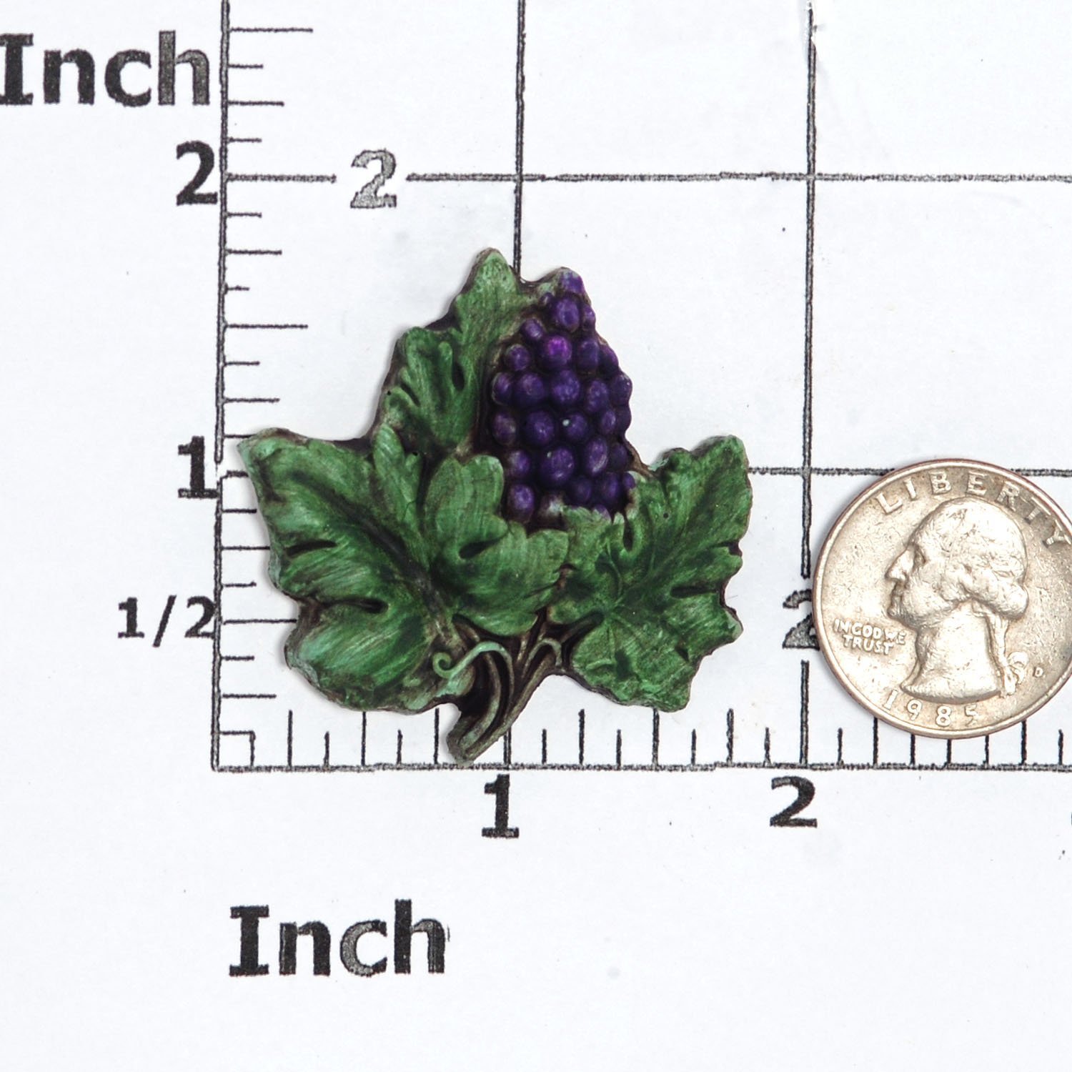 Grape Leaf Silicone Mold - Food Safe for Fondant, Chocolate, Candy, Resin & Polymer Clay - Perfect for Cake Decorating, DIY Crafts & Homemade Candies