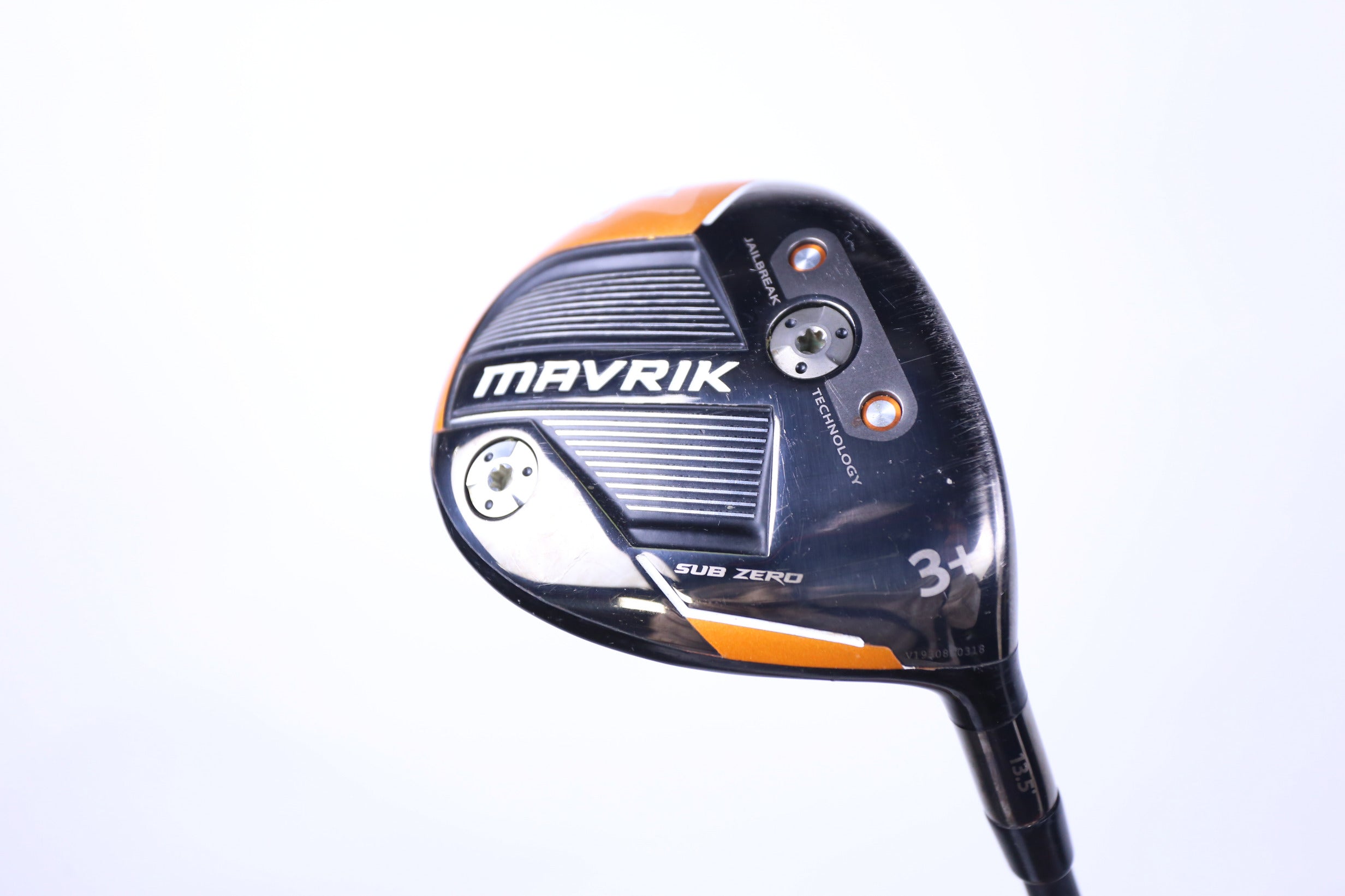 Used Callaway Mavrik Sub Zero 3+ Wood Right Handed 13.5° Stiff Flex Golf Club - Perfect for Long Fairway Shots & Low Handicap Players