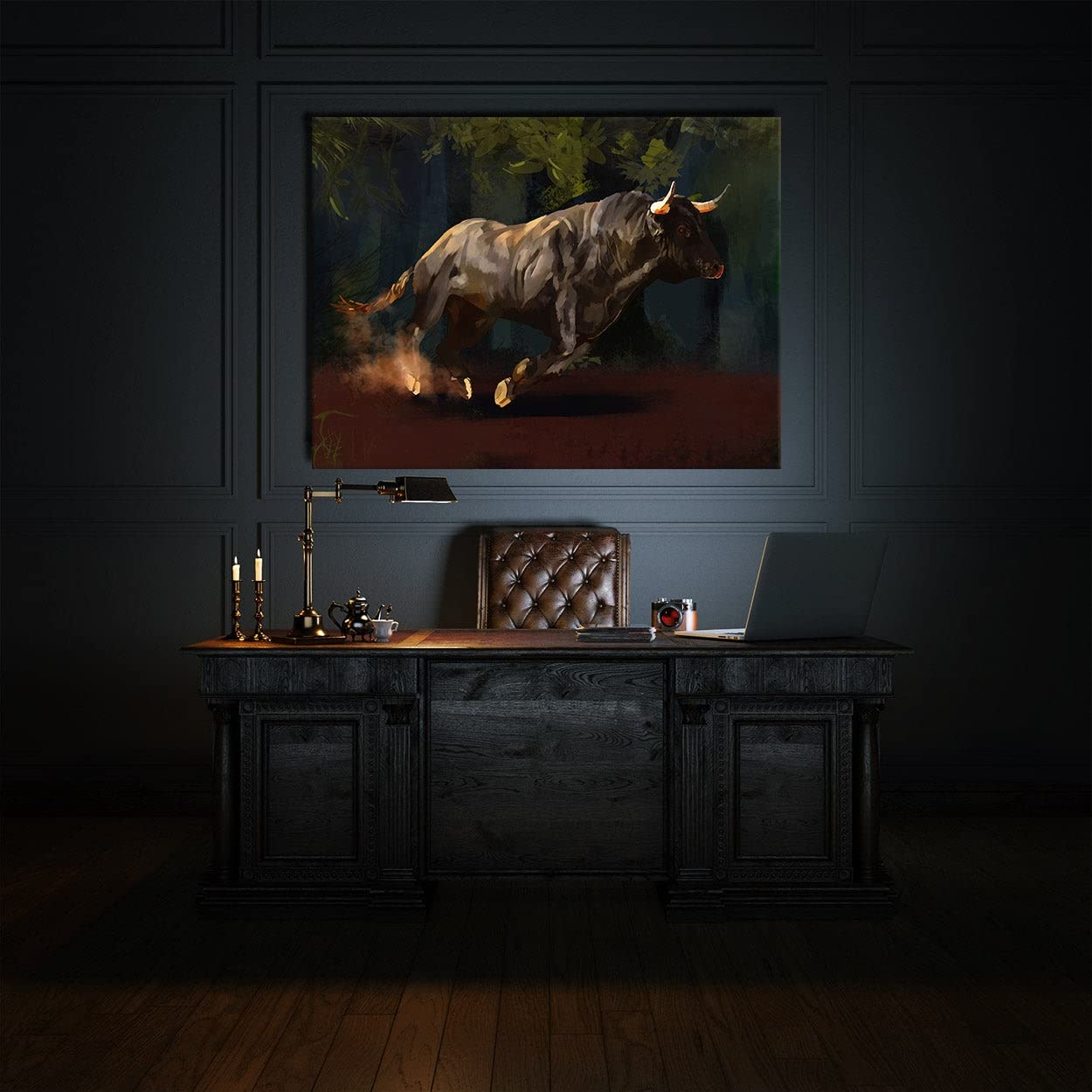 Crypto Canvas Wall Art - Bitcoin & Blockchain Themed Home Decor for Living Room, Office & Gifts