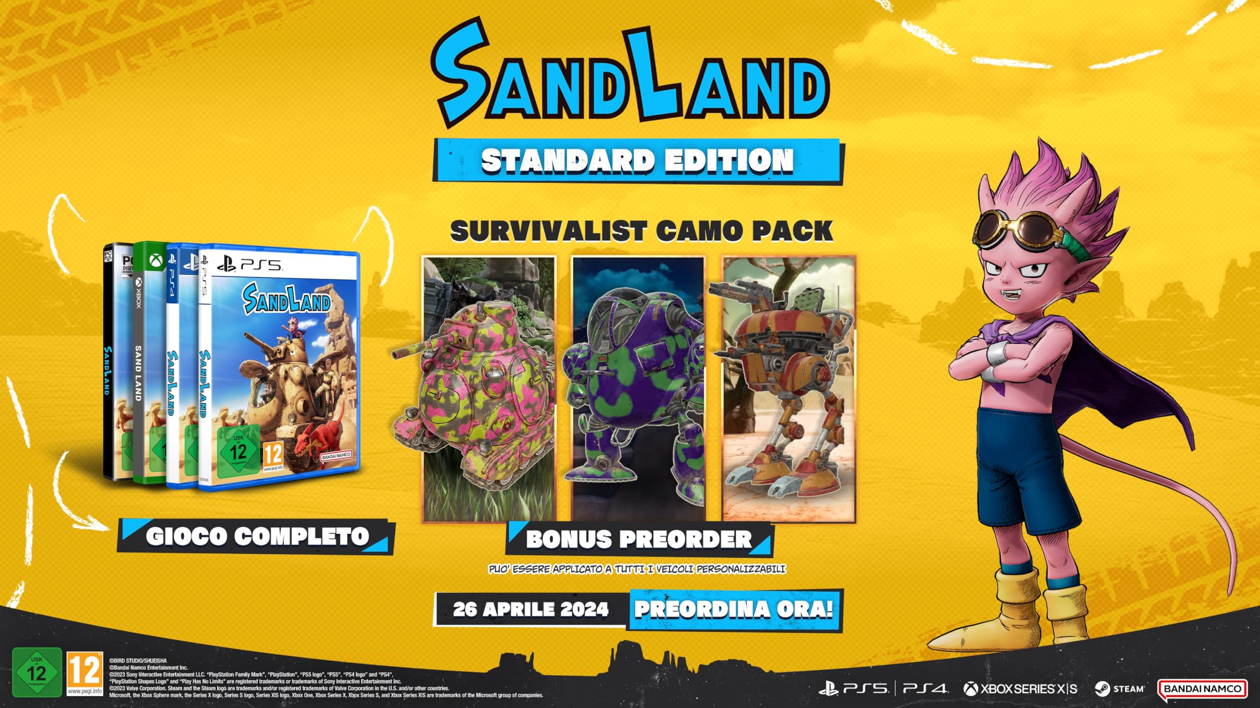 SAND LAND PS5 Game - Action RPG Adventure for PlayStation 5 | Explore Open World & Epic Battles | Perfect for Anime Fans & Gamers at Home or On-the-Go