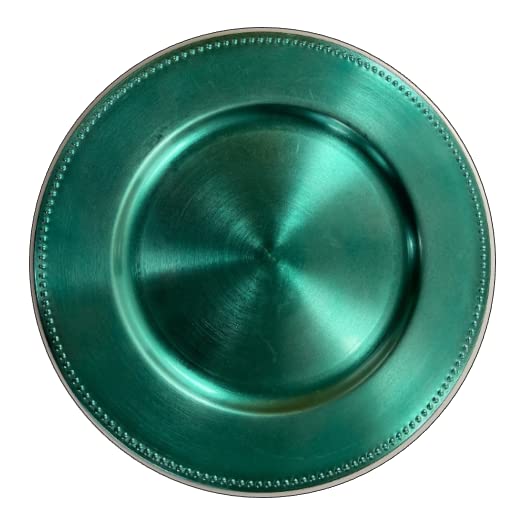 Richland Beaded Charger Plates - Set of 24, 13