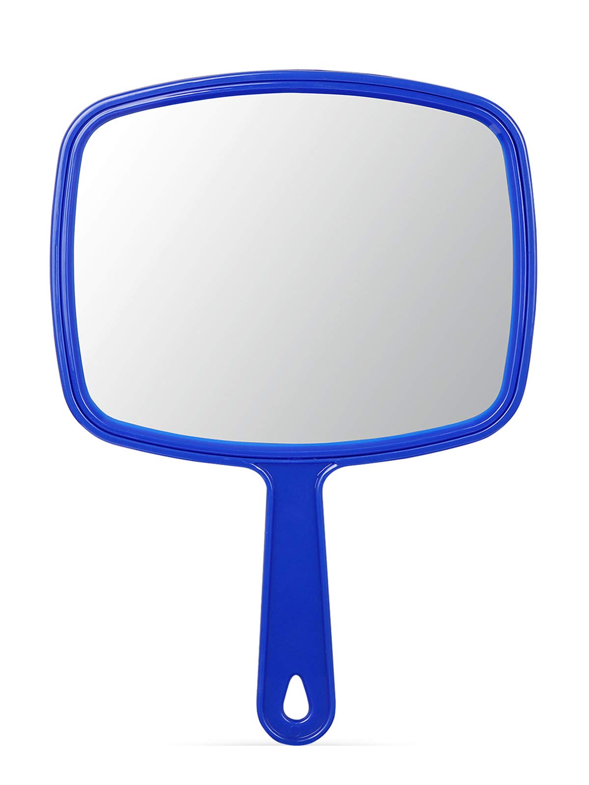 OMIRO Handheld Mirror with Handle - Vintage American Old Glory Blue Design - Perfect for Makeup, Travel & Home Decor