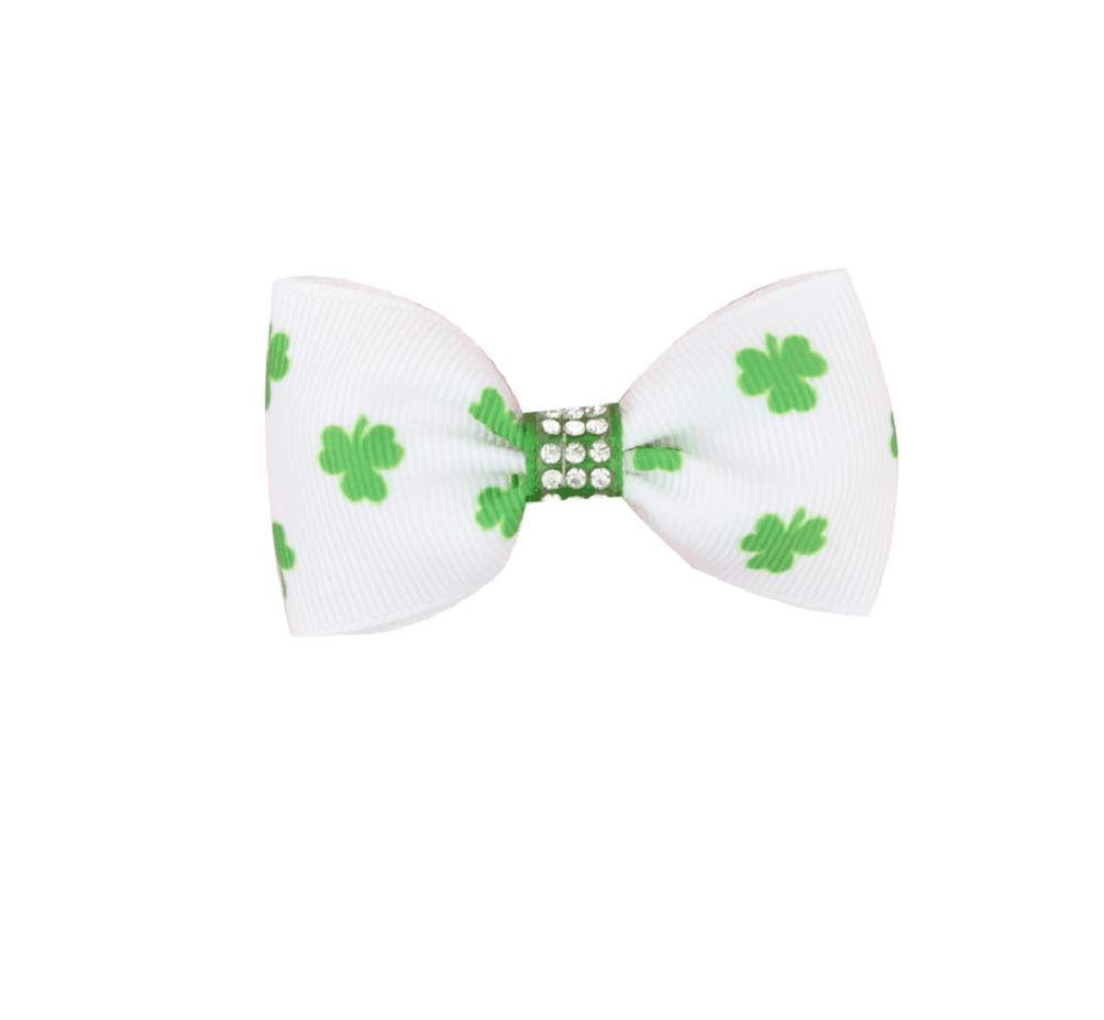 6pcs St. Patrick's Day Irish Shamrock Hair Clips - Green Four Leaf Clover Hairpins & Headband Set for Women Girls - Perfect for St. Patrick's Day Party, Irish Festival, Costume Accessories & Gift Giving