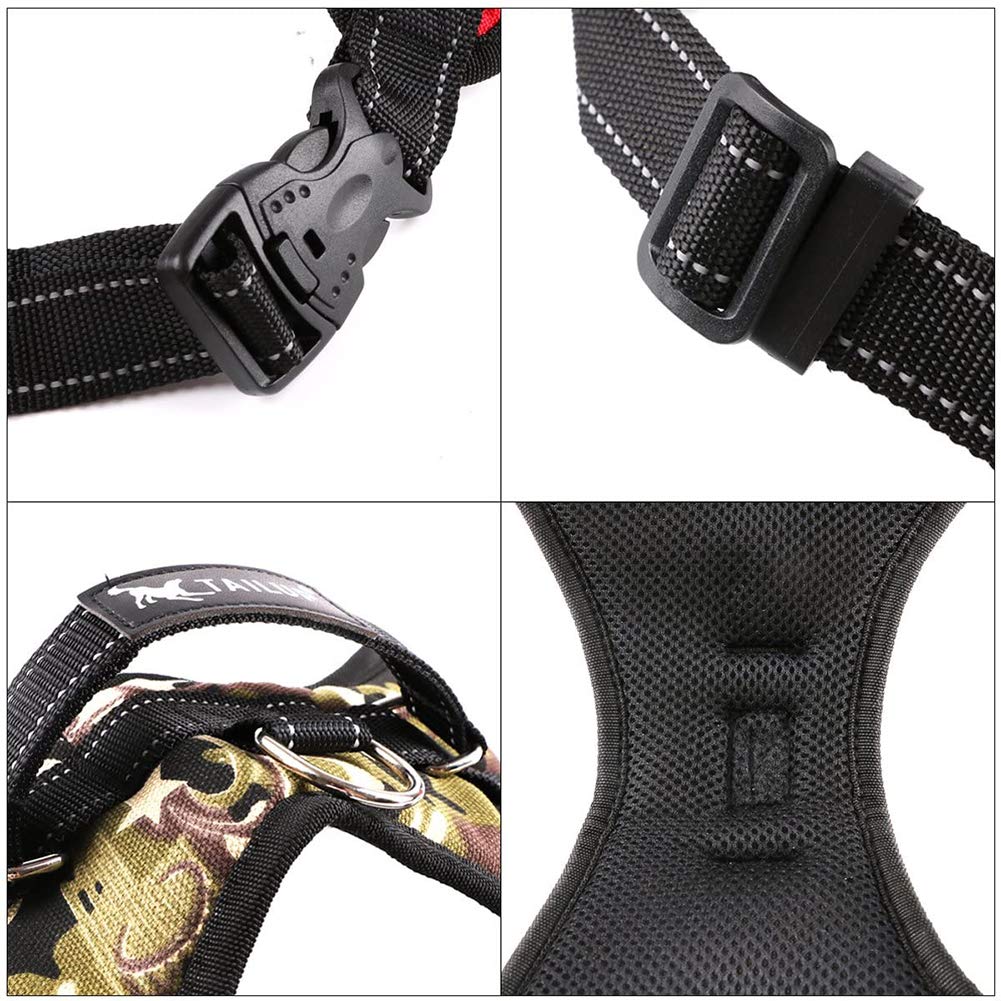 Best No Pull Dog Harness with Handle - Adjustable, Breathable Pet Vest for Small, Medium & Large Dogs - Perfect for Walking, Training & Outdoor Adventures (Includes Free Dog Leash)