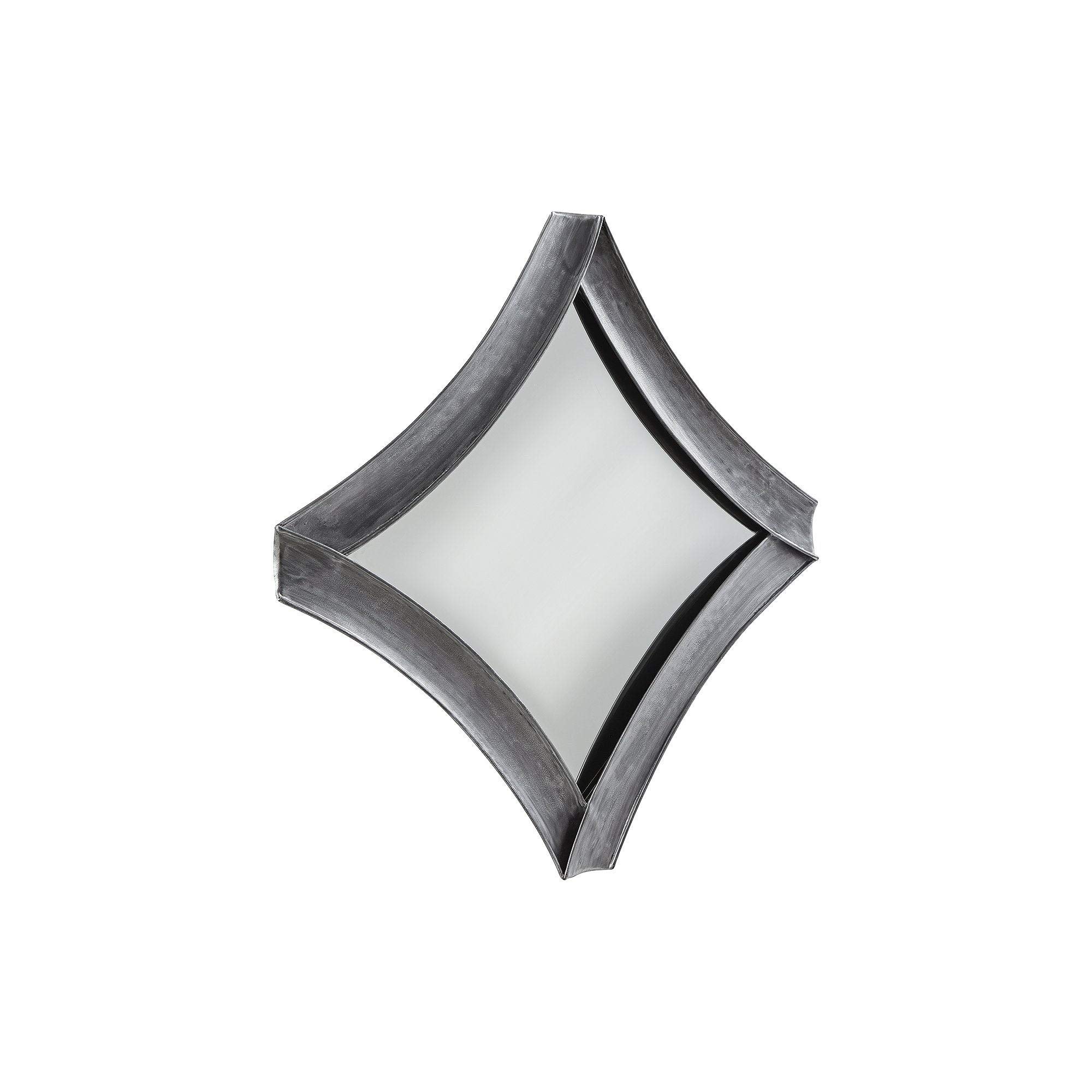 Contemporary Antique Silver Accent Mirror - 37