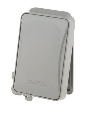 GRY 1G In Use Out Cover - Durable Electrical Outlet Cover for Child Safety & Weather Protection - Perfect for Homes, Offices & Outdoor Use