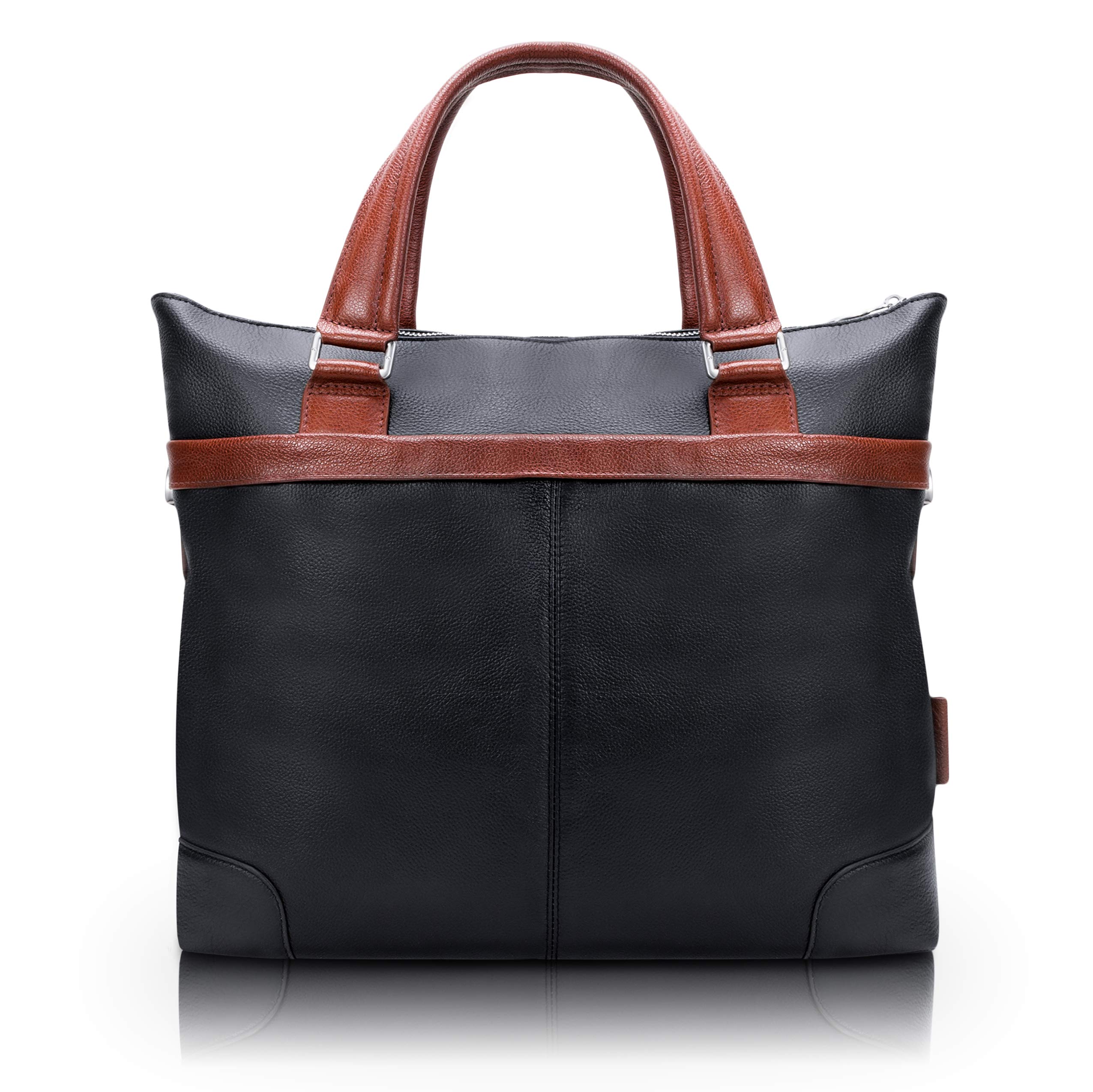 Premium McKlein Eastward Genuine Leather Laptop & Tablet Briefcase for Business Professionals - Perfect for Office, Travel, and Executive Meetings