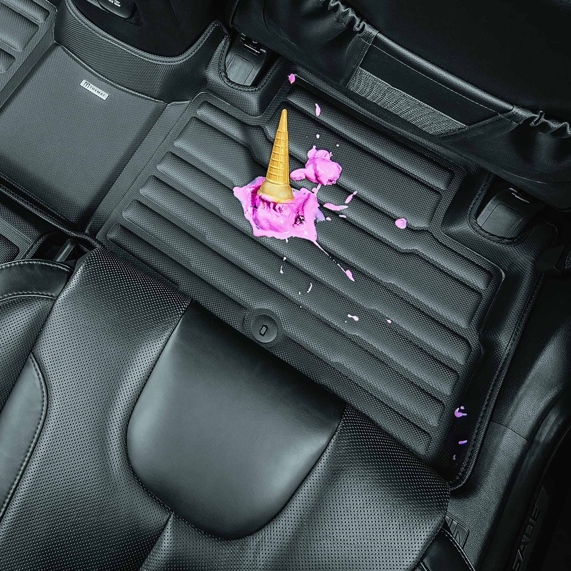 TuxMat Custom All-Weather Floor Mats for Subaru Legacy 2020-2025 - Laser Measured Maximum Coverage Car Mats - Full Set Includes 1st & 2nd Row - Perfect for Winter Snow, Rain Protection & Daily Commuting