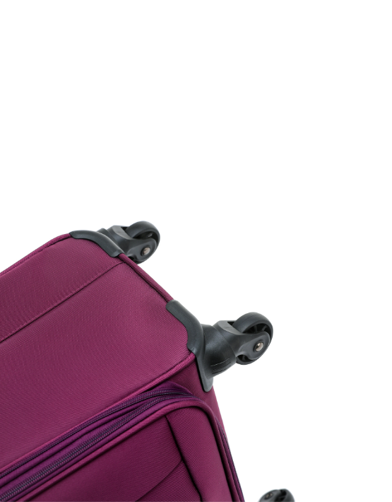 TOSCA SKY RUNNER 68CM Spinner Softside Velvet Luggage - Lightweight Carry-On Suitcase for Travel, Business Trips & Weekend Getaways