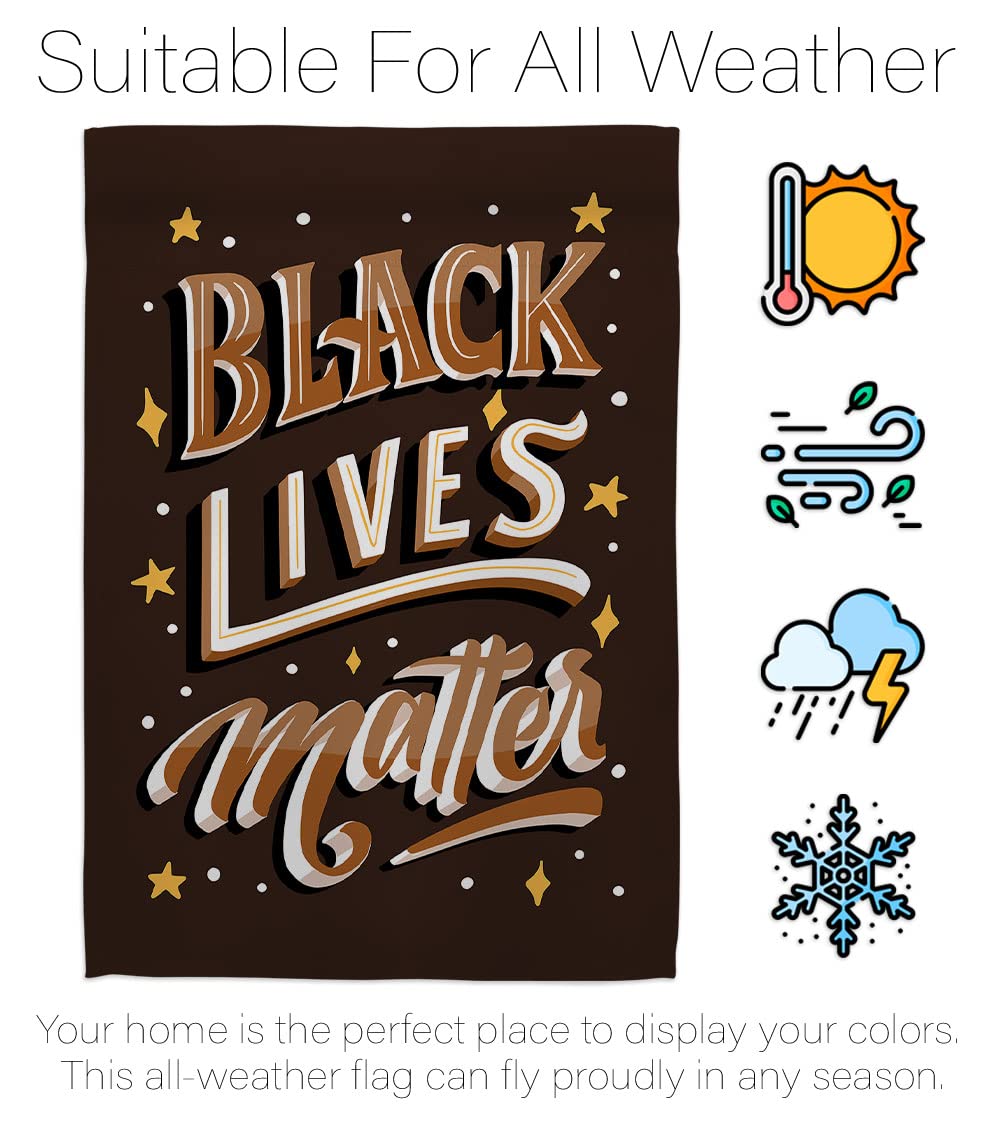 BLM Unity Garden Flag 13x18.5