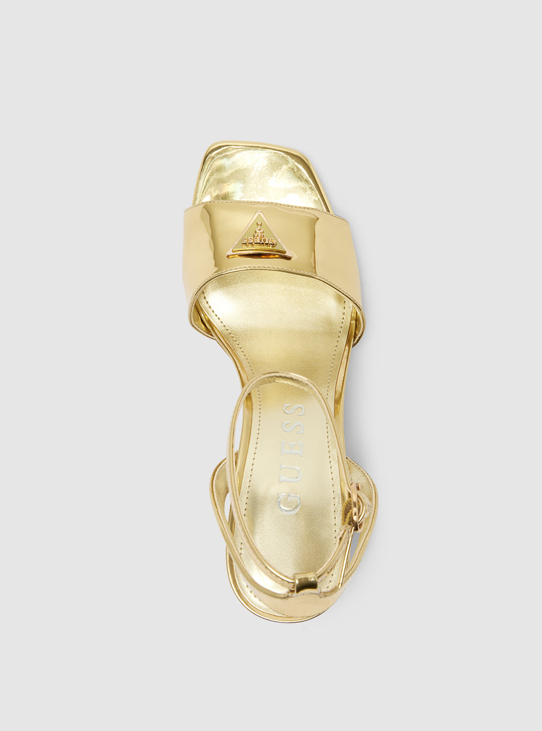 Elegant Gold Gelyae Block Heel Sandals for Women - Comfortable Mid Heel Shoes for Weddings, Parties & Office Wear