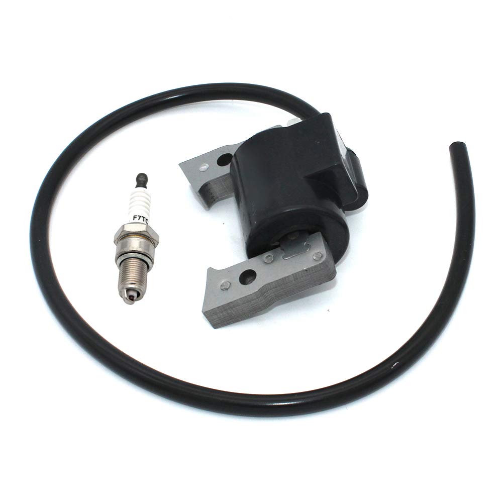 High Performance Ignition Coil with Spark Plug for Kawasaki FC401V FC420V FB460V - Compatible with Toro 30165, John Deere GT242 LX172 LX176 (Part# 21121-2086, AM121820, KM-21121-2086) - Perfect for Lawn Mowers, Tractors & Outdoor Power Equipment