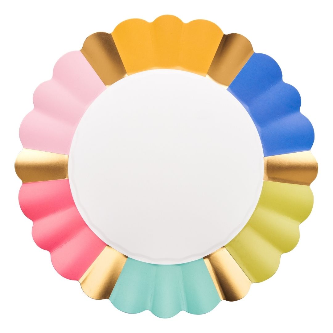 Scalloped Edge Dinner Plates Set of 8 - Elegant Bone China for Formal Dining & Special Occasions