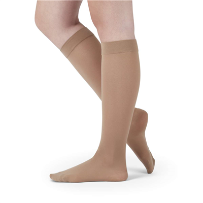 Medi Assure 20-30mmHg Compression Socks for Women - Calf Length Closed Toe Petite Size - Ideal for Circulation Support, Travel & Pregnancy Comfort