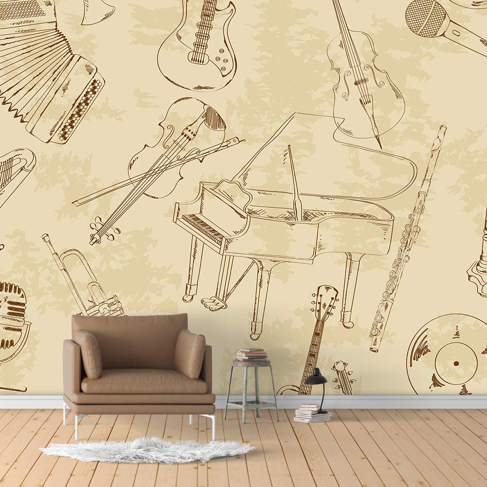Beautiful Removable Peel and Stick Wallpaper Murals for Bedroom - 66x96 Inches, DIY Wall Stickers & Picture Collage - Perfect for Home Decor, Nursery, Dorm Room, and Office Spaces