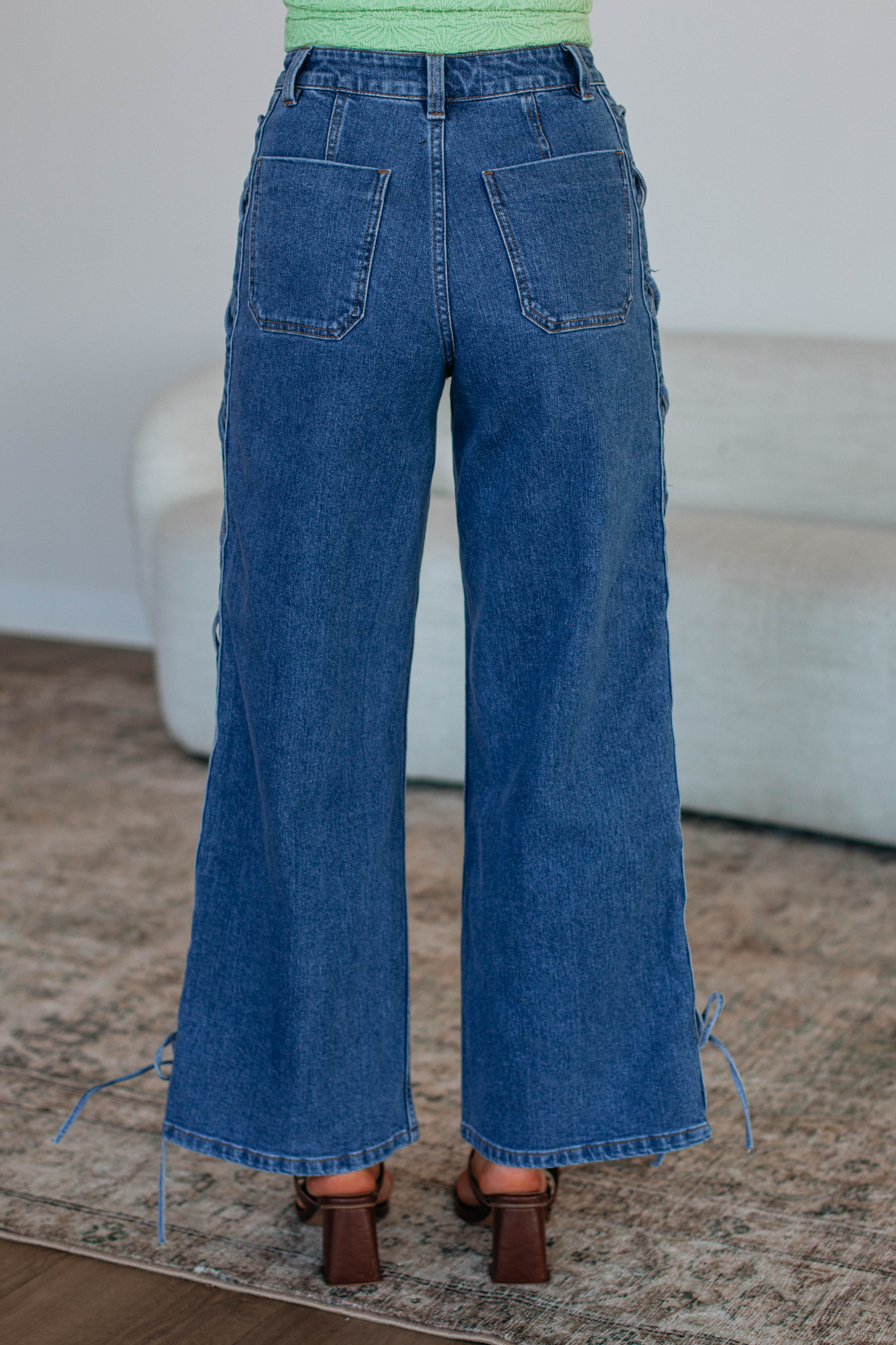 Becca Women's High Waist Denim Jeans - Stretchy Skinny Pants for Casual Wear & Everyday Outfits