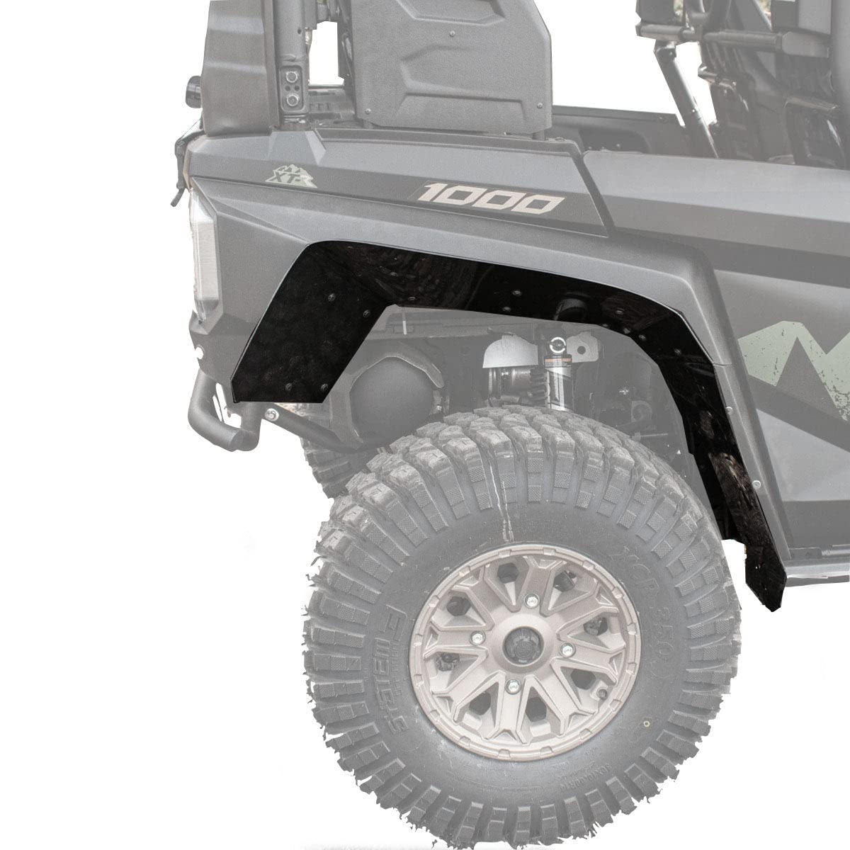 Super Max Coverage Fender Flares for Yamaha Wolverine RMAX4 1000 Models - Heavy Duty UTV Protection for Off-Road Adventures & Mud Riding