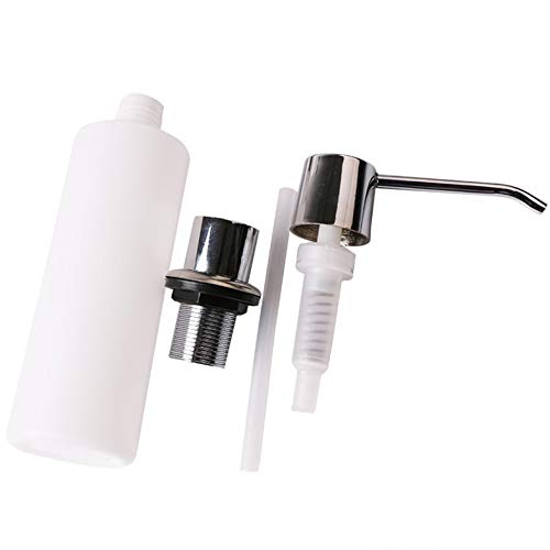 Automatic Soap Dispenser for Bathroom & Kitchen - Touchless Liquid Soap Lotion Pump with 500ml Refillable Bottle - Perfect for Sink Countertop, Home Office, and Restaurant Hygiene