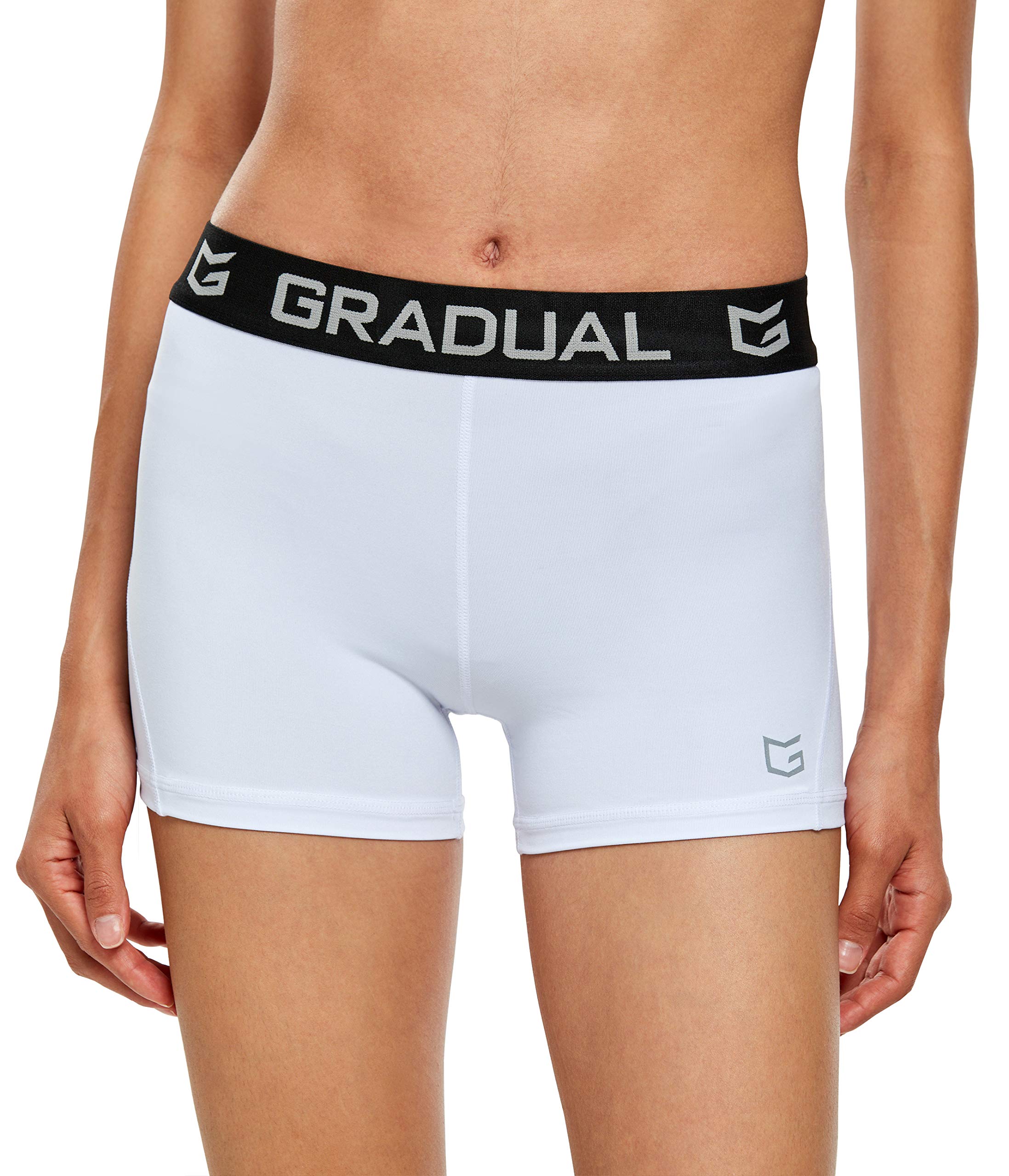 Best Women's Spandex Compression Volleyball Shorts - 3