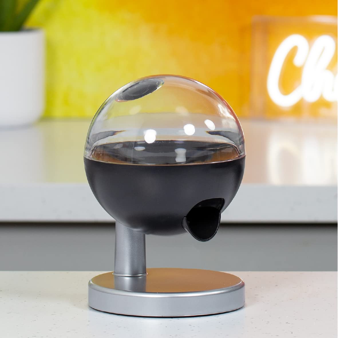 Global Gizmos Touch Activated Candy Dispenser Ball - Fun Interactive Treat Dispenser for Parties, Halloween & Office Snacks