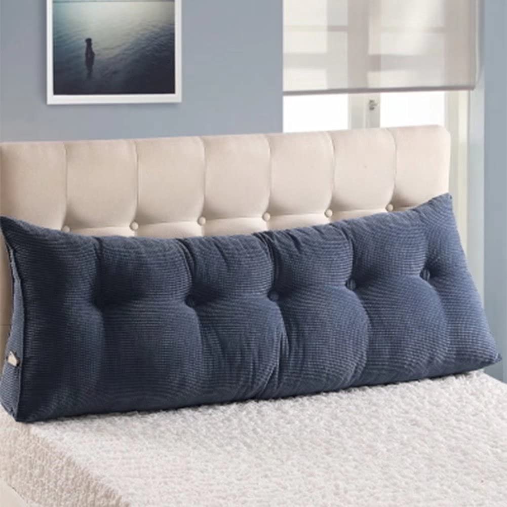 XX&YR Large Triangular Wedge Cushion - Sofa Bed Support Pillow with Removable Cover for Backrest, Reading & Office Lumbar Support - Perfect for Home, Dorm & Workplace Comfort