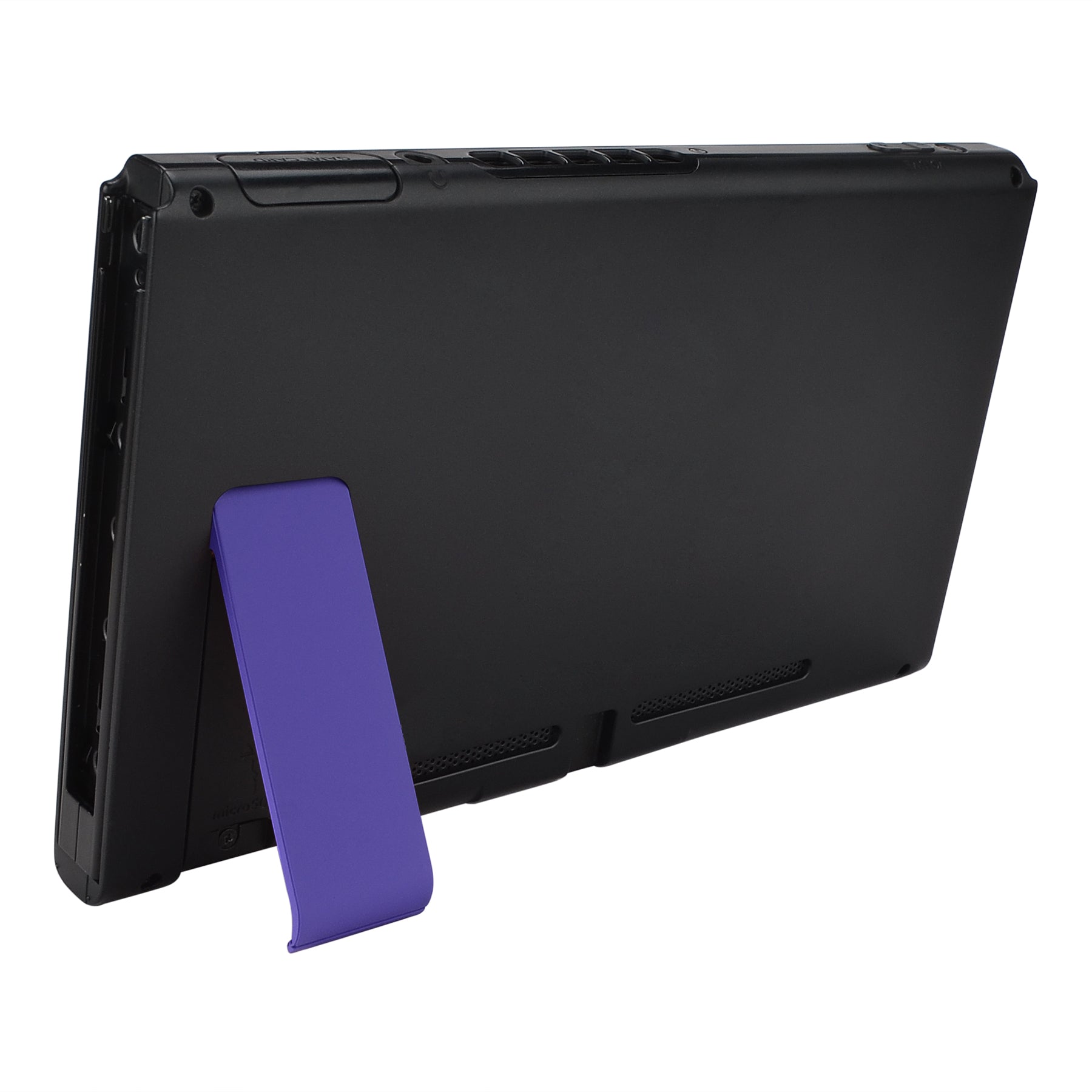eXtremeRate 2 Sets Purple Replacement Kickstand for Nintendo Switch Console - Durable Gaming Accessories for Enhanced Handheld Play & Travel Gaming