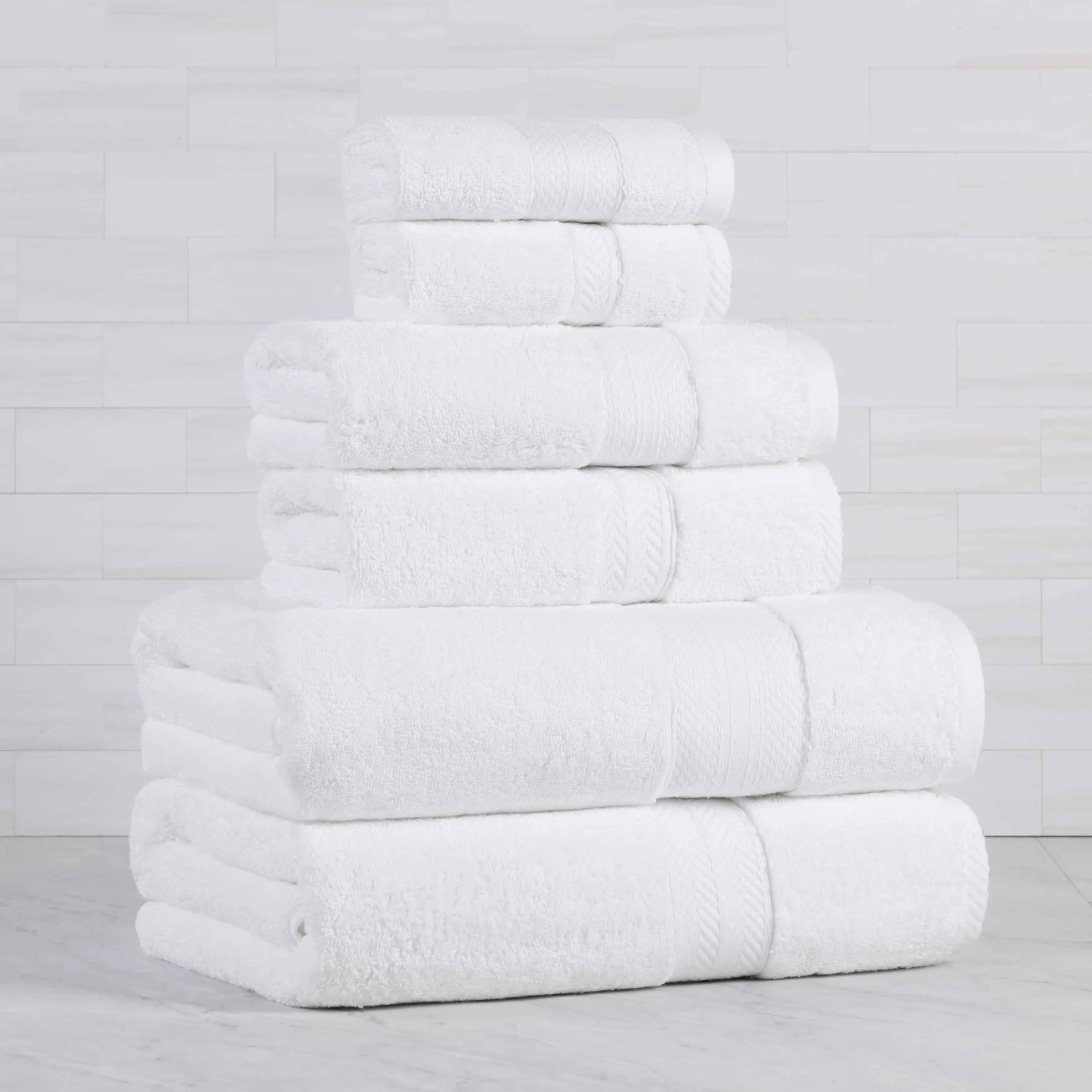 6-Piece Ultra Soft Turkish Cotton Towel Set - Bath, Beach & Spa Luxury Towels for Home & Travel