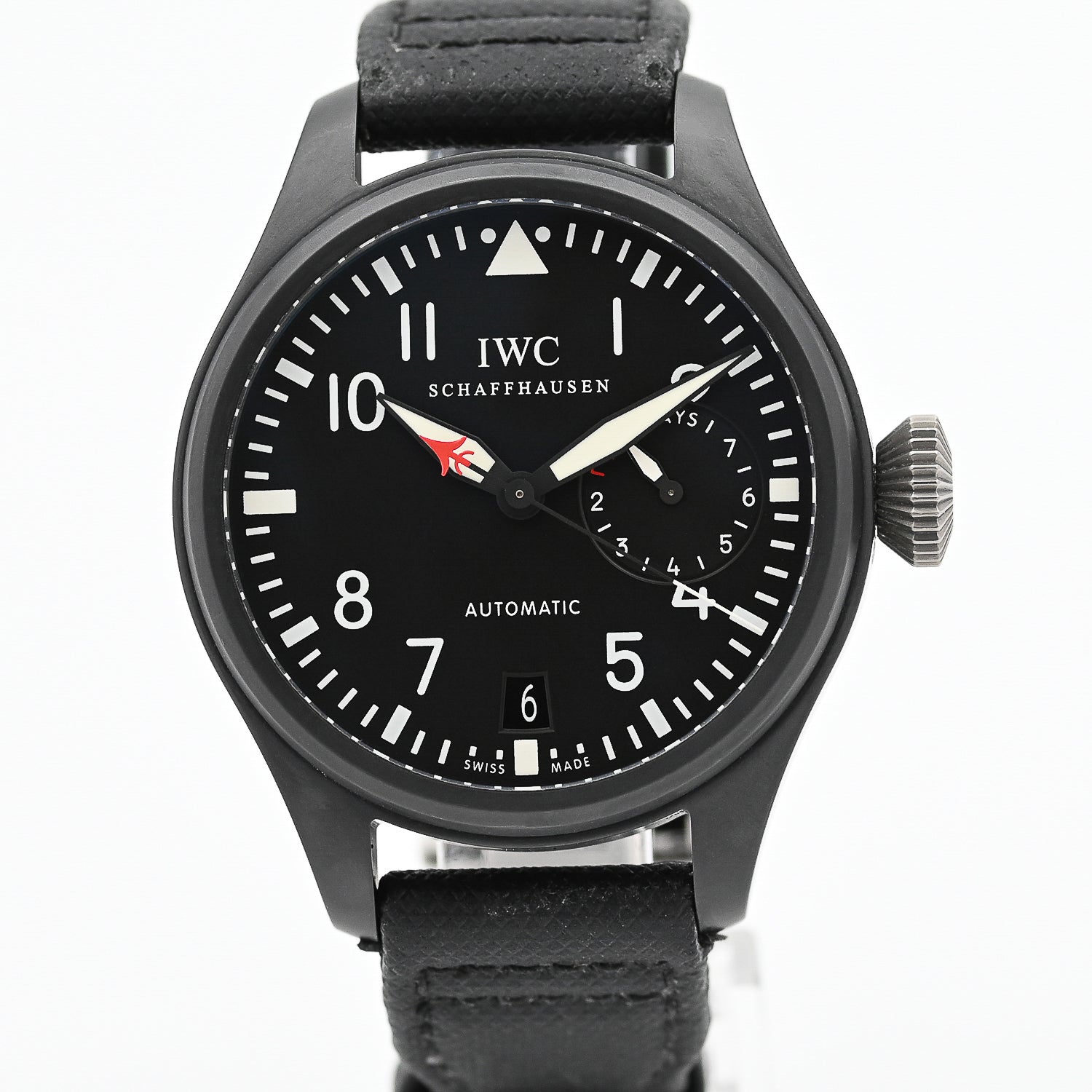 IWC Big Pilot Top Gun 48mm Men's Luxury Watch - Swiss Automatic Chronograph for Aviation Enthusiasts | Perfect for Professional Pilots, Business Meetings & Special Occasions