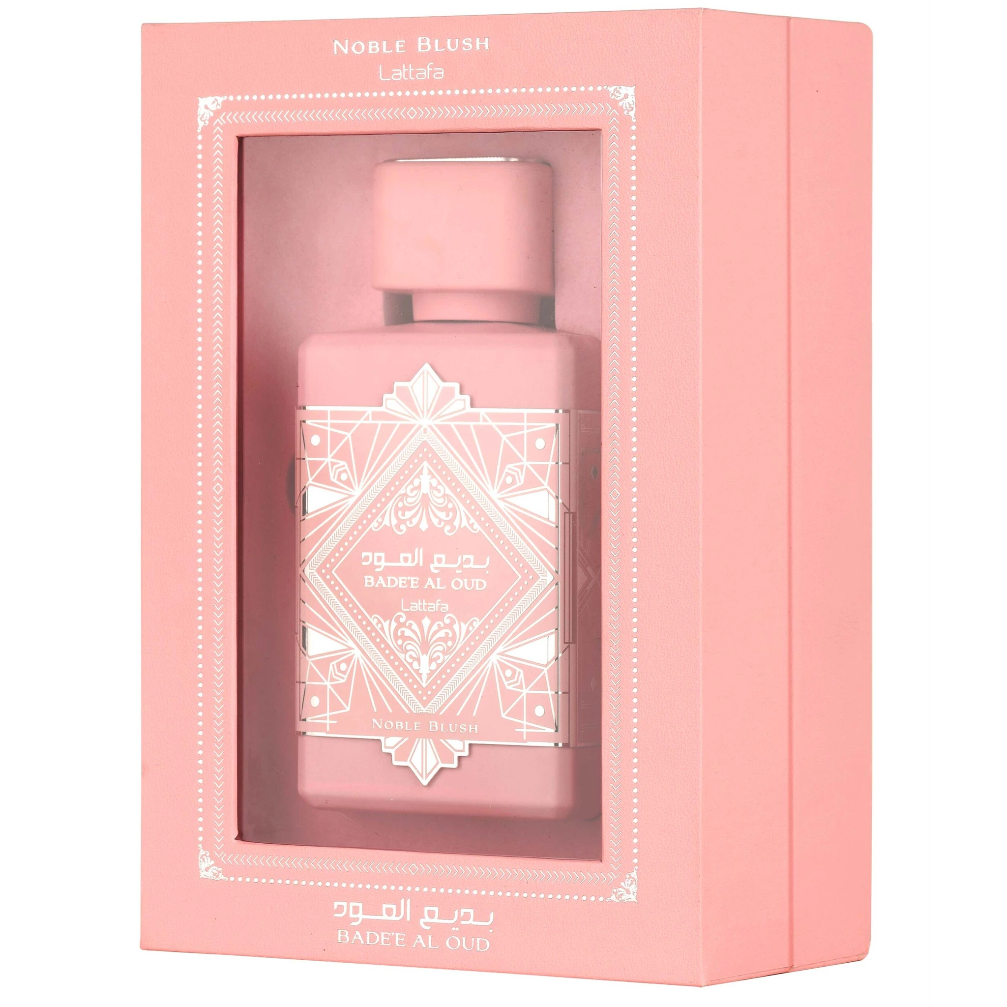 Bade'e Al Oud Noble Blush 3.4 oz Eau de Parfum for Women - Luxurious Floral Scent for Evening Events & Special Occasions