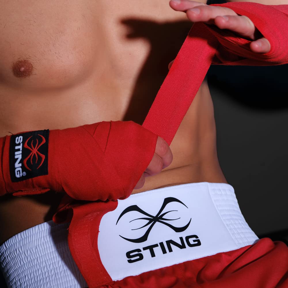 Professional Elastic Boxing Hand Wraps for Training & Competition - Breathable Hand Protection for MMA, Kickboxing & Boxing Workouts