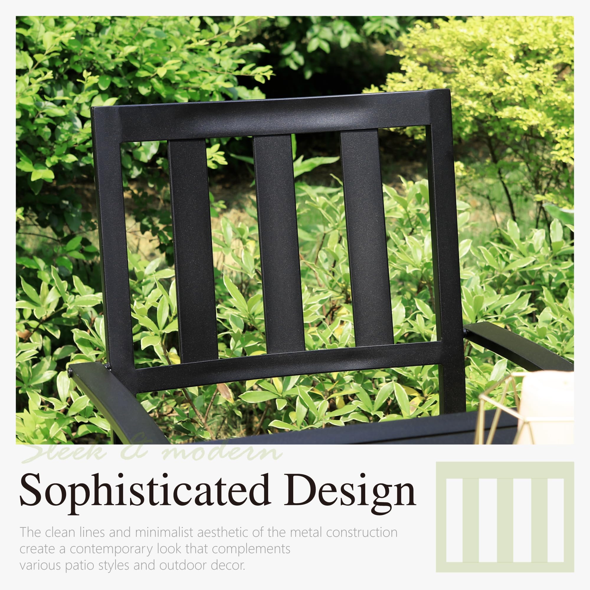 PHI VILLA 5-Piece Outdoor Dining Set - 37