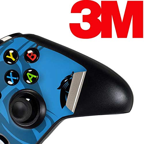 Officially Licensed NFL Carolina Panthers Double Vision Gaming Skin Decal for Xbox One Controller - Durable Protective Cover for Gamers & Fans