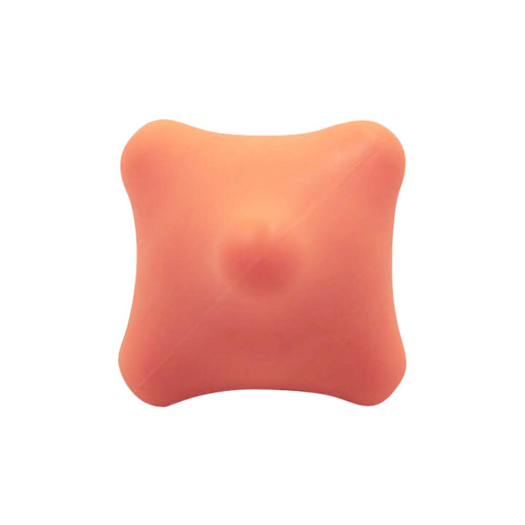 Yoga Ball with Silica Gel Hexagonal Bumps for Fascia Massage & Acupoint Therapy - Fitness, Yoga, and Stretching Equipment for Men - Perfect for Home Workouts, Gym Training, and Flexibility Exercises