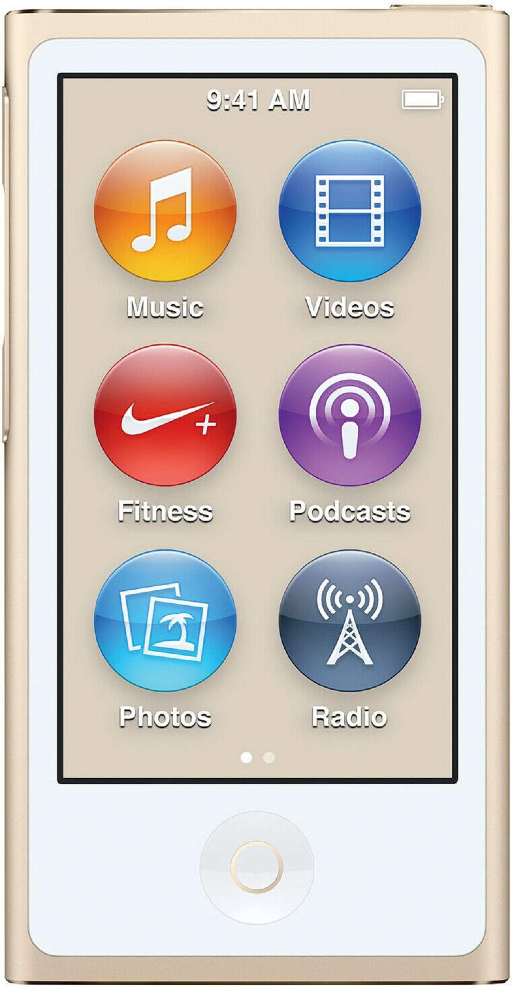 Apple iPod Nano 7th Generation 16GB Purple MP3 Player - Includes Generic Headset & Charging Cable (White Box Packaging) - Perfect for Running, Gym Workouts & Travel Entertainment