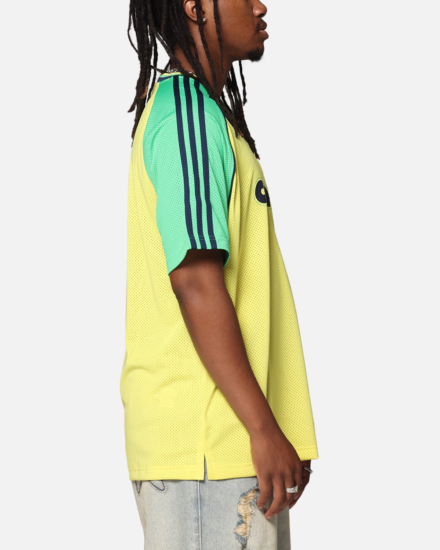 Adidas Originals Men's Jersey - Yellow Sports T-Shirt for Running, Gym & Casual Wear | Breathable & Comfortable Athletic Top