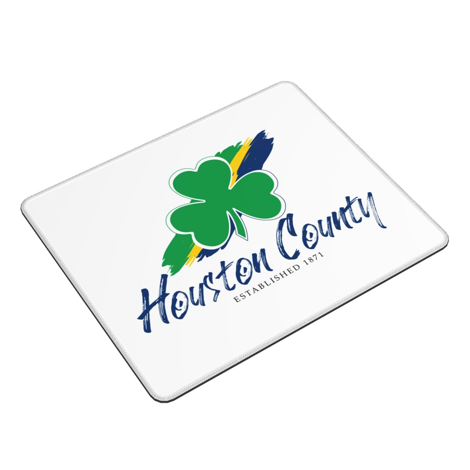 SIYTUAU Houston County TN Logo Mouse Pad - 10x12 Inch Waterproof Non-Slip Rubber Gaming Mouse Pad for Office & Laptop Use - Perfect for Work, Gaming & Home Computer Setup
