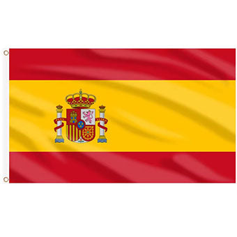 Spain Flag 90x150cm - Large Spanish National Flag for Outdoor & Indoor Use - Perfect for Sporting Events, National Holidays & Home Decoration