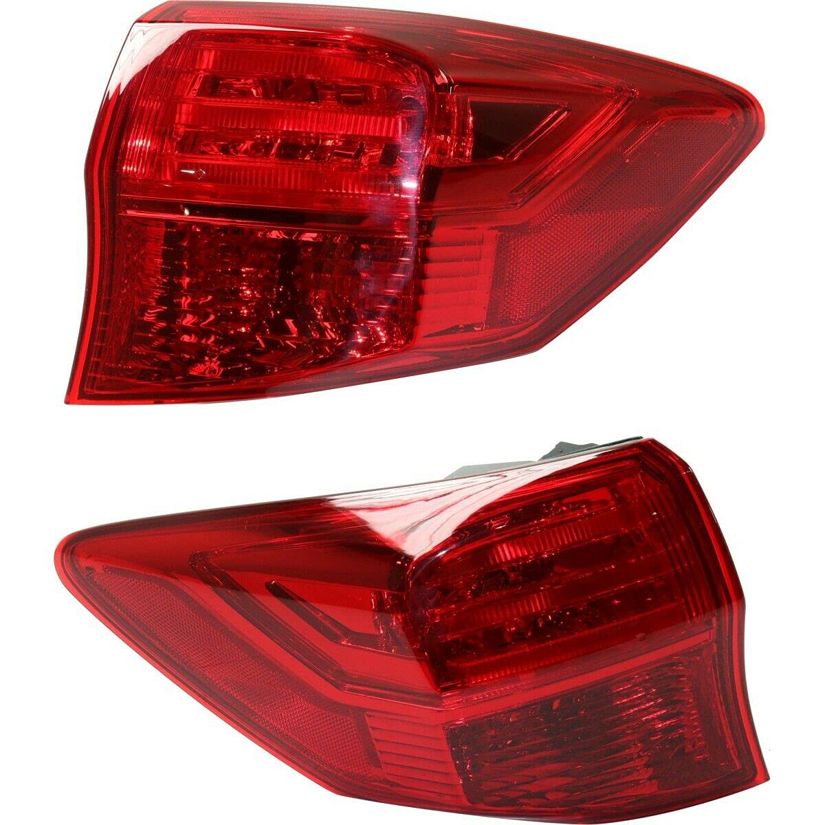 MyParts Pair Set of 2 LED Tail Lights Lamps Left & Right Side Compatible with Acura MDX RDX TL - Perfect for Night Driving & Enhanced Vehicle Safety