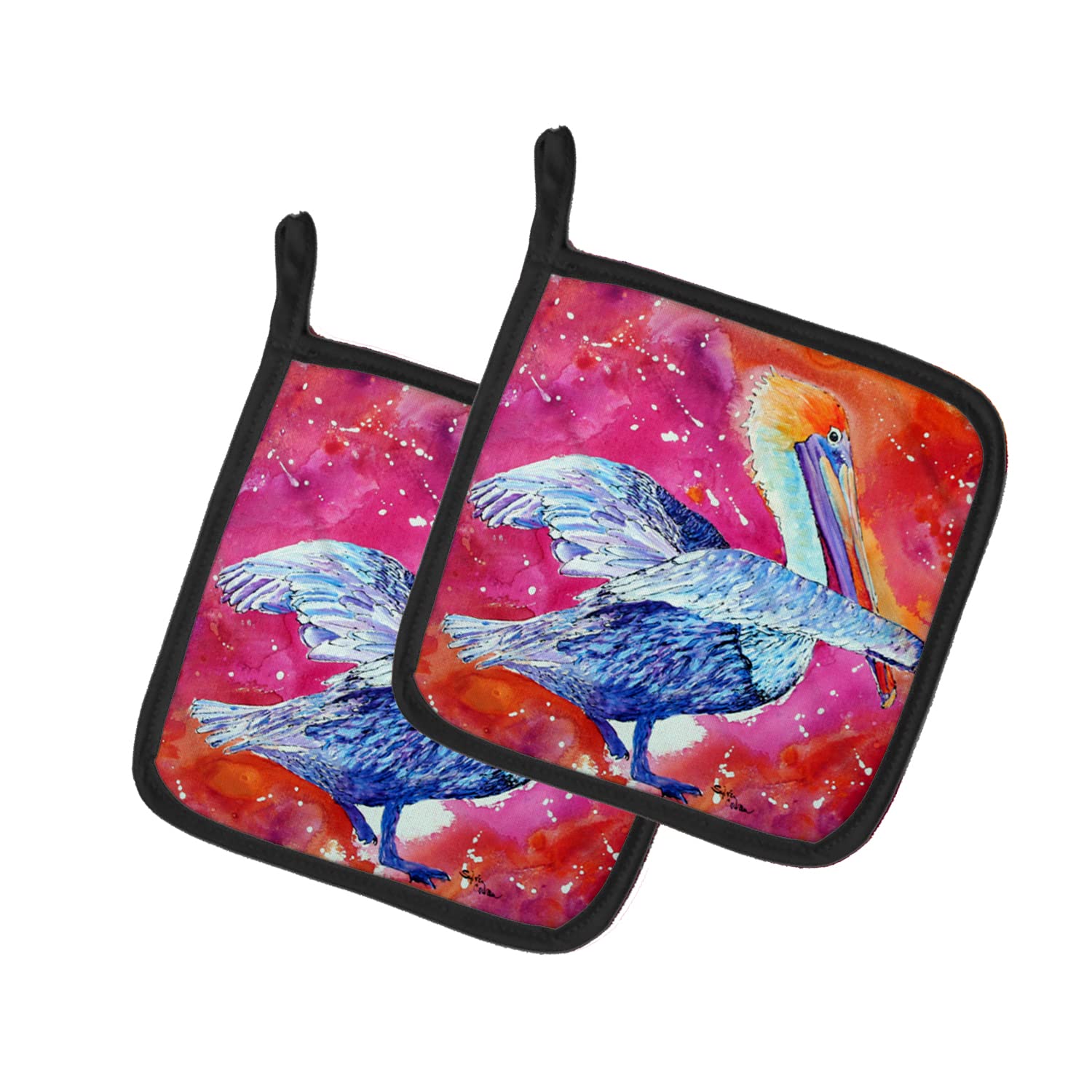 Heat Resistant Pelican Pot Holders Set of 2 - 7.5