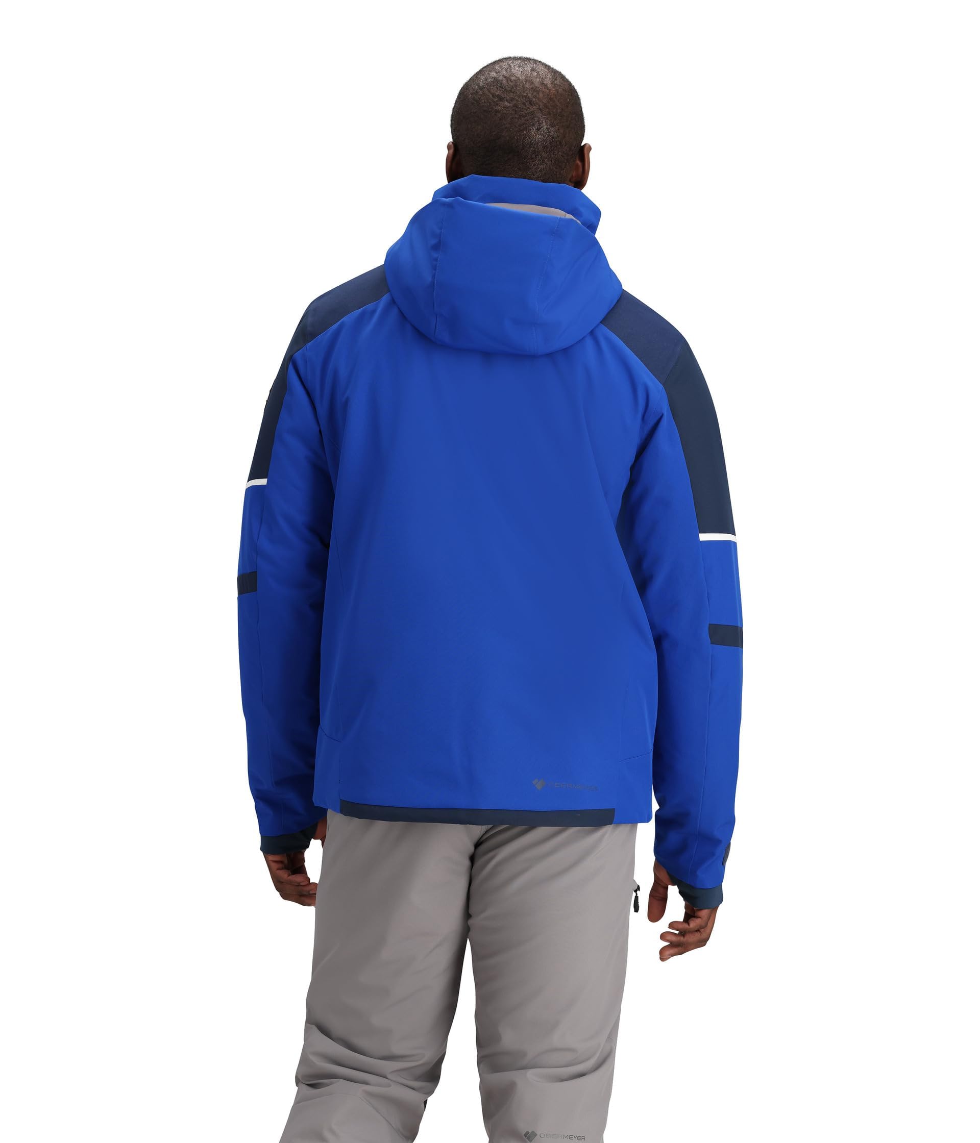 Obermeyer Men's Foundation Jacket - Waterproof Winter Coat for Skiing, Hiking & Outdoor Activities | Insulated Windbreaker with Hood