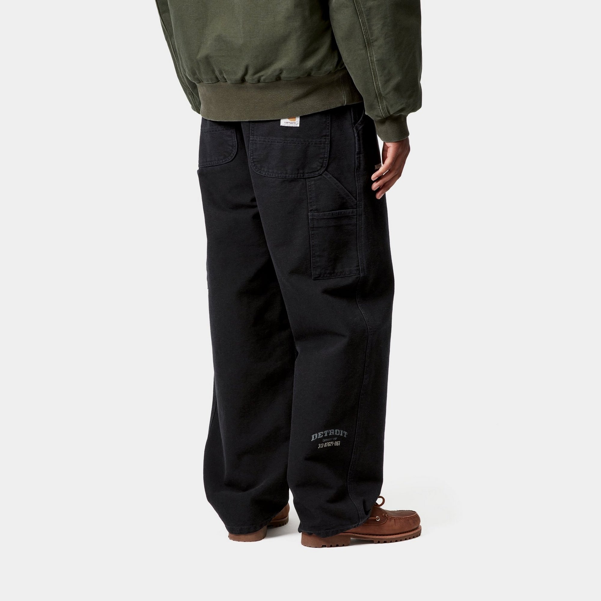OG Single Knee Graphic Pants - Black Heavy Stone Wash Denim | Streetwear, Hip Hop Fashion & Urban Style for Men