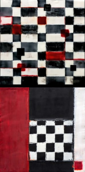 Dora Ficher: Not Always Black and White - Set of 2 Abstract Art Prints for Modern Home & Office Decor | Perfect for Living Room, Bedroom or Gallery Wall Display