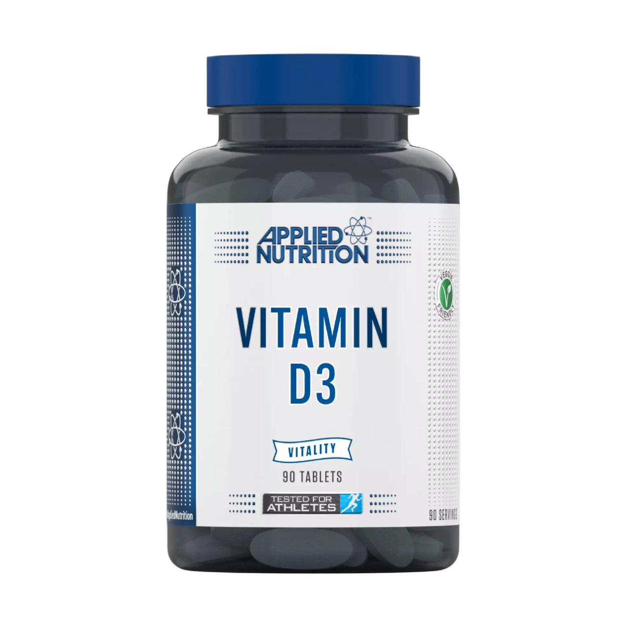 Applied Nutrition Vitamin D3 90 Tablets - High Potency Immune & Bone Support Supplement - For Adults & Kids - Daily Immune System Booster & Calcium Absorption Aid