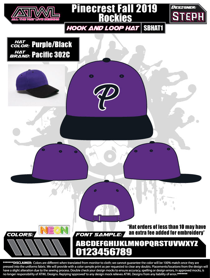 Pinecrest Fall League Hats for Men & Women - Stylish Baseball Caps for Outdoor Sports, Hiking, and Casual Wear