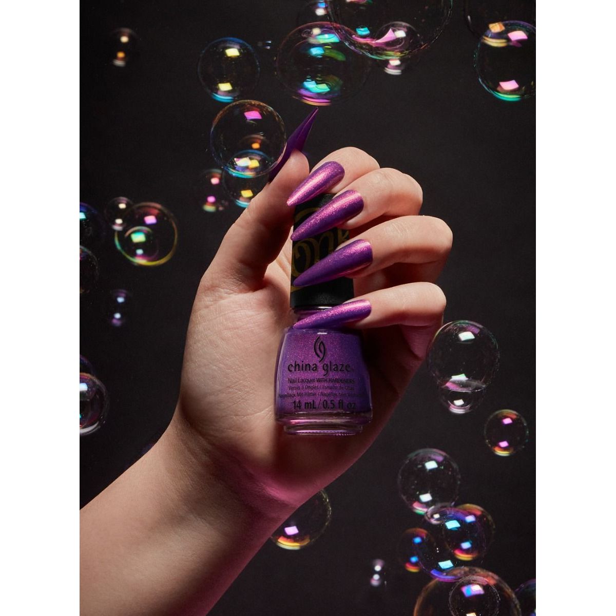 China Glaze Pure Imagination Nail Polish - 0.5 oz / 15ml (#82948) - Long Lasting, High Shine Formula for Salon-Quality Manicures at Home - Perfect for Everyday Wear, Special Occasions & Nail Art Designs