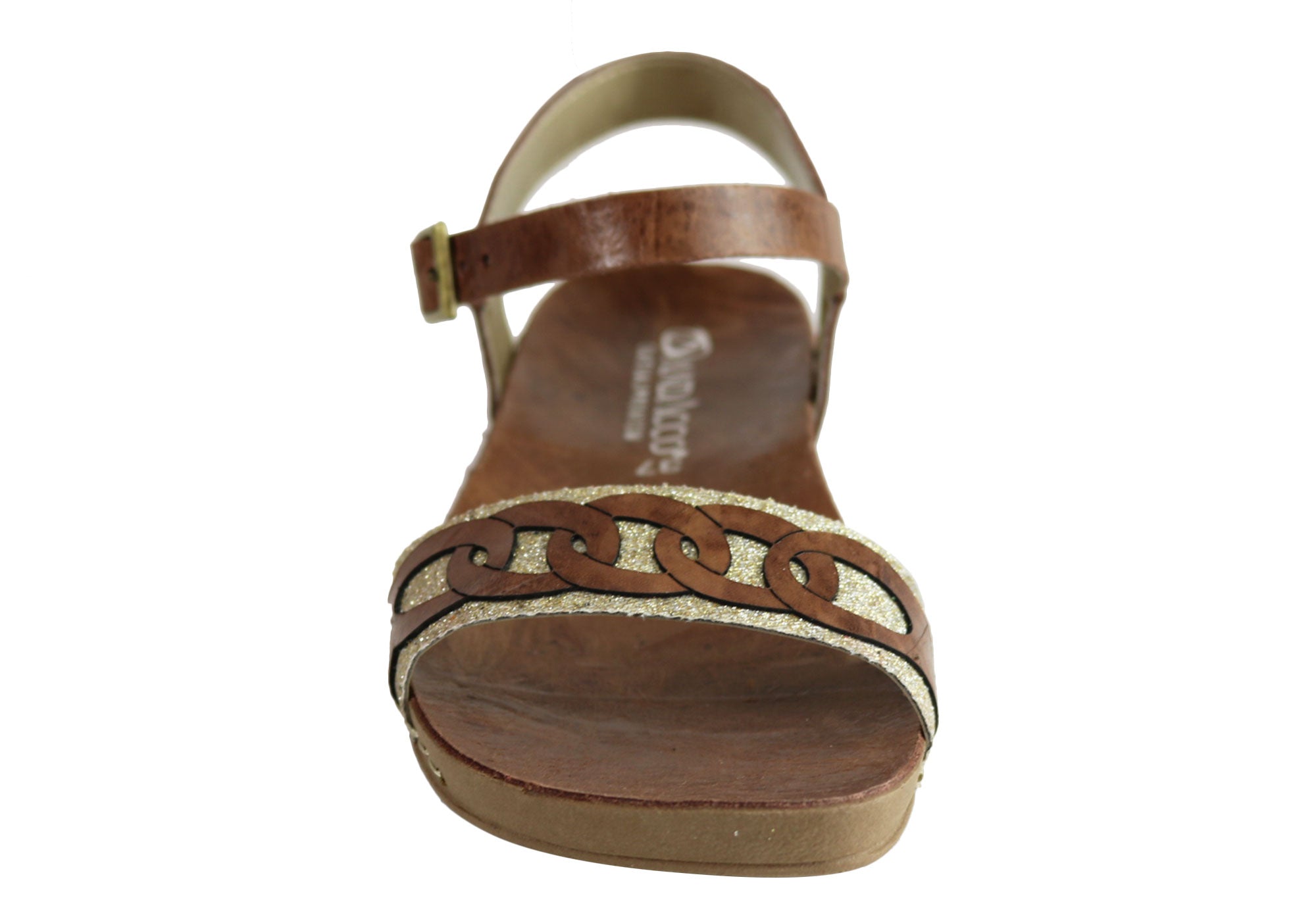 Andacco Corrie Women's Comfortable Leather Flat Sandals - Handmade in Brazil - Perfect for Summer, Beach & Casual Outings