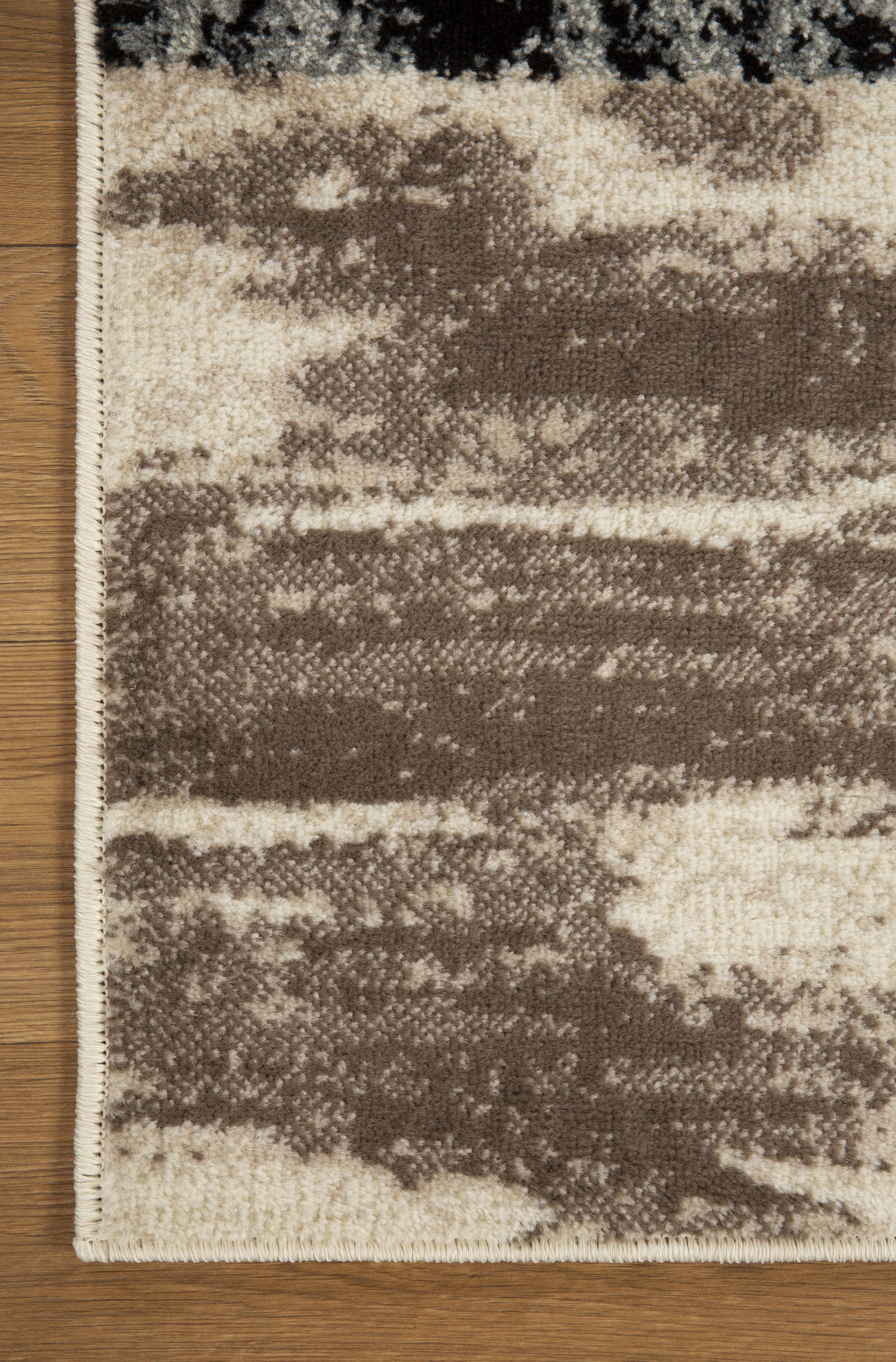 Brentwood Modern Abstract Indoor Area Rug - Soft Non-Slip Living Room Carpet for Bedroom, Dorm & Home Decor