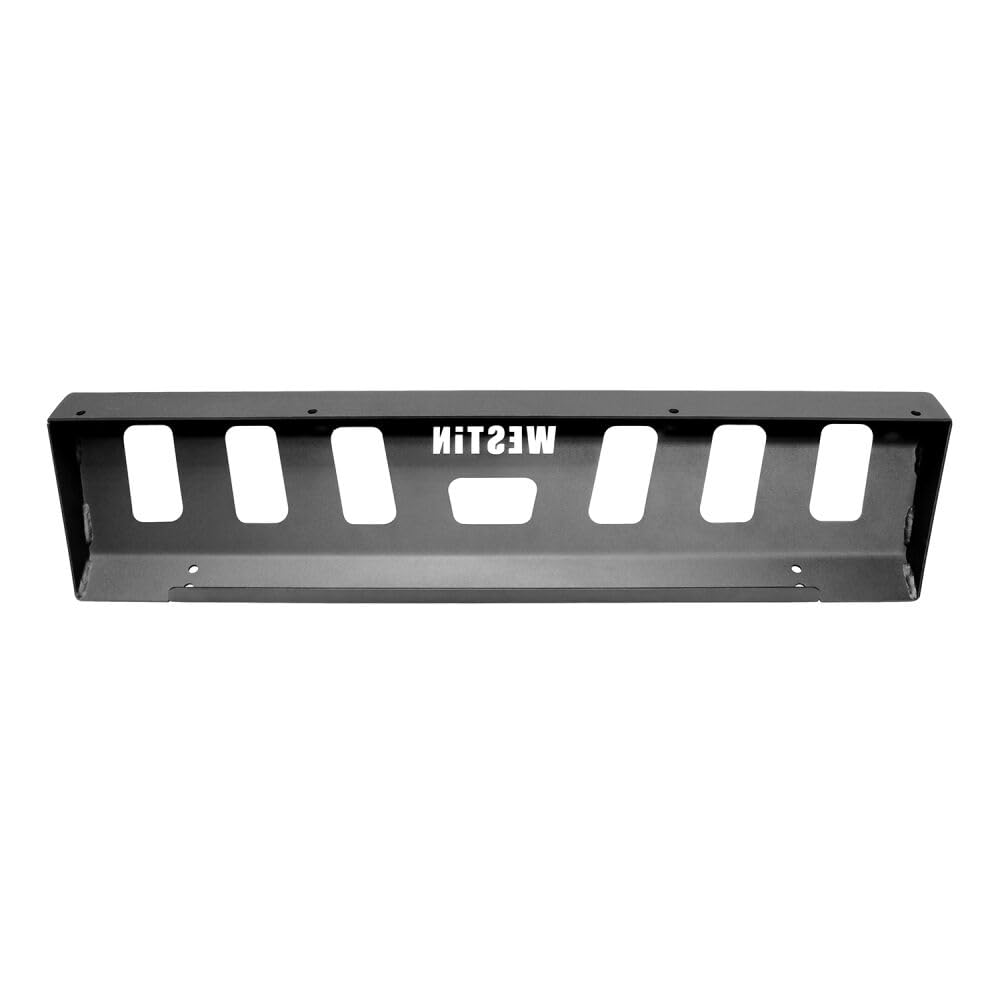 Westin 59-80095 WJ2 Front Bumper Skid Plate Compatible with 2018-2025 Jeep Wrangler JL & 2020-2025 Jeep Gladiator - Heavy Duty Off-Road Protection for Adventure & Trail Riding